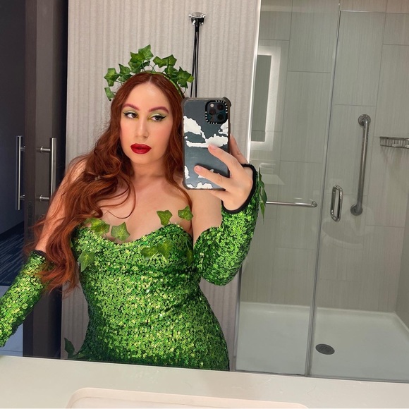 Poison Ivy Costume Fashion Novanull